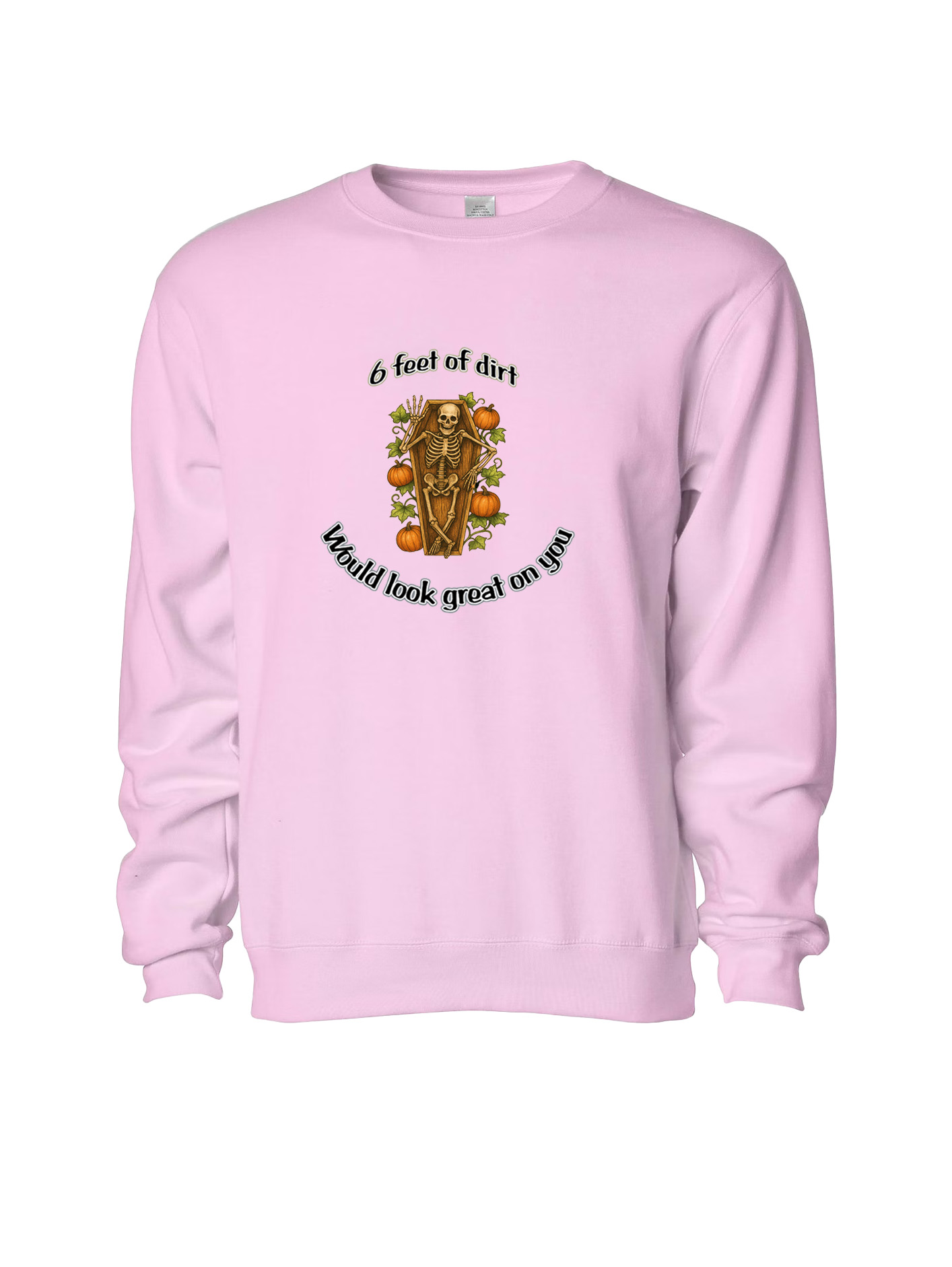Independent Trading Midweight Crewneck Sweatshirt - 6 Ft. of Dirt - Image 4