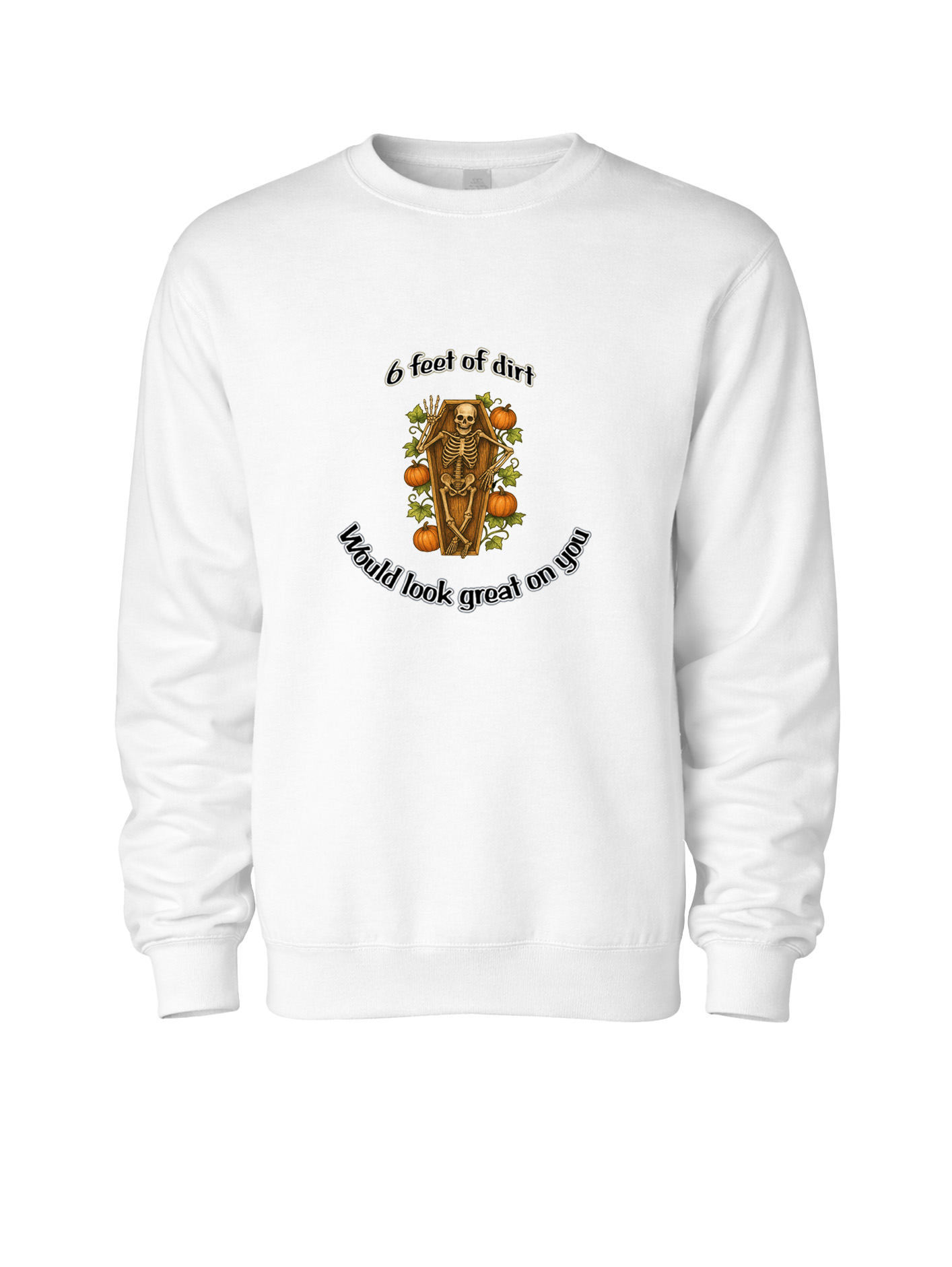 Independent Trading Midweight Crewneck Sweatshirt - 6 Ft. of Dirt - Image 1