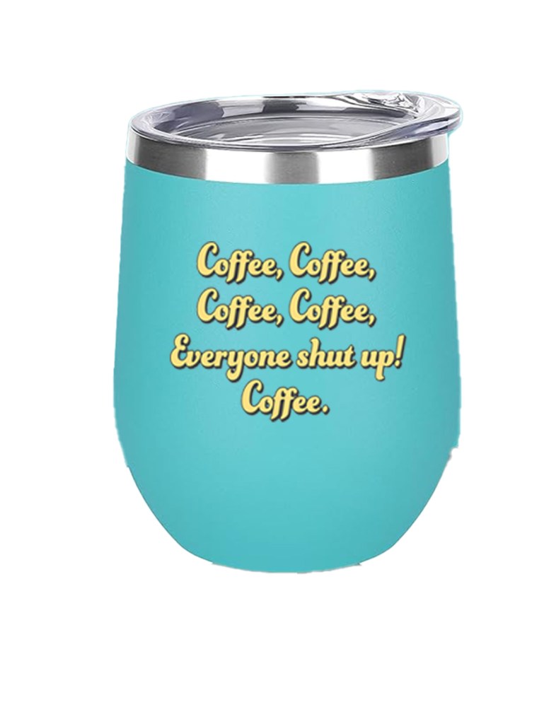 12oz Stainless Steel Wine Tumbler - Coffee Coffee