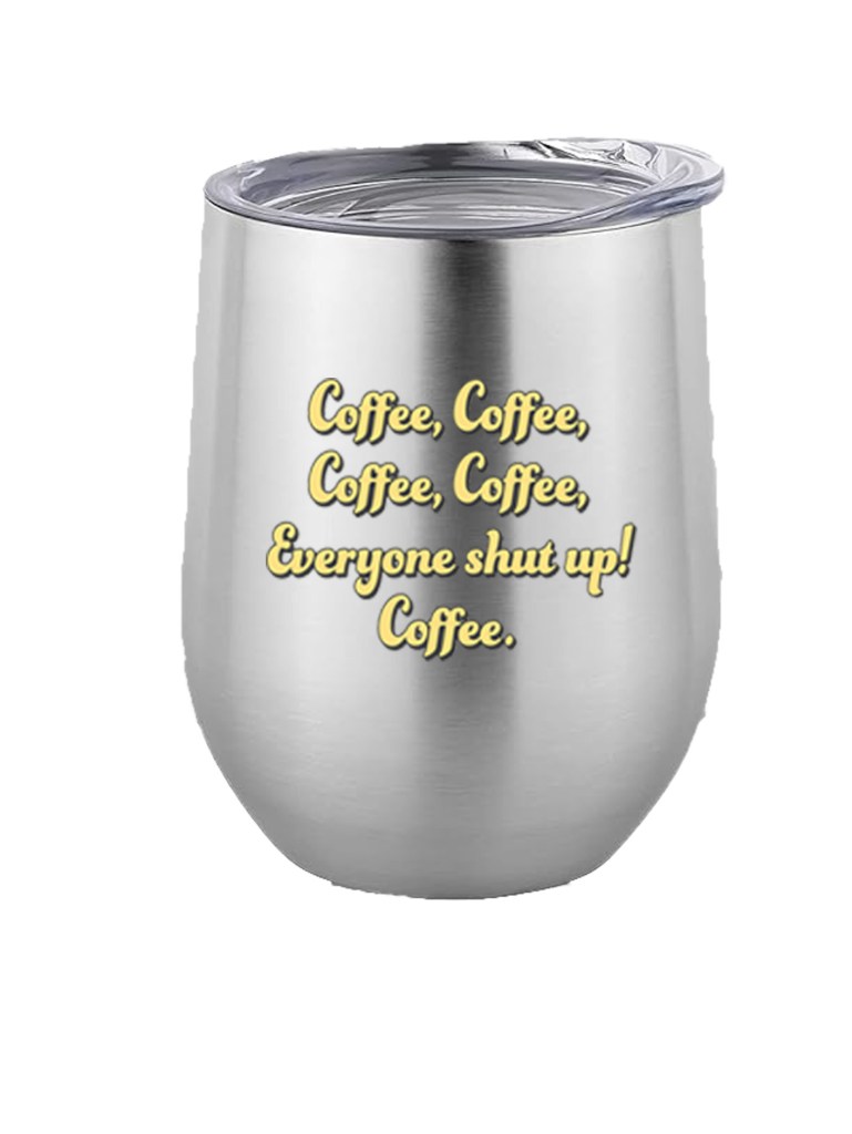 12oz Stainless Steel Wine Tumbler - Coffee Coffee