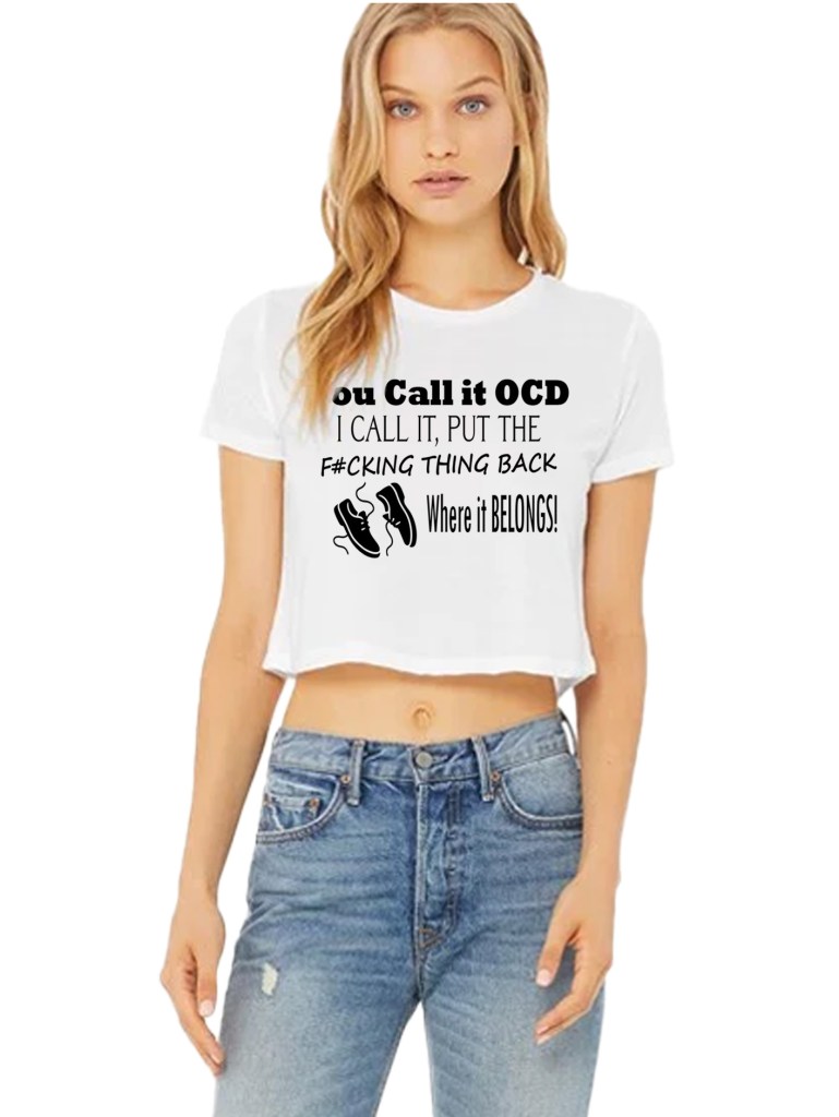 Bella & Canvas Women's Flowy Cropped Tee - OCD