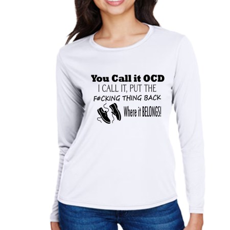 Ladies Long Sleeve Cooling Performance Crew - OCD