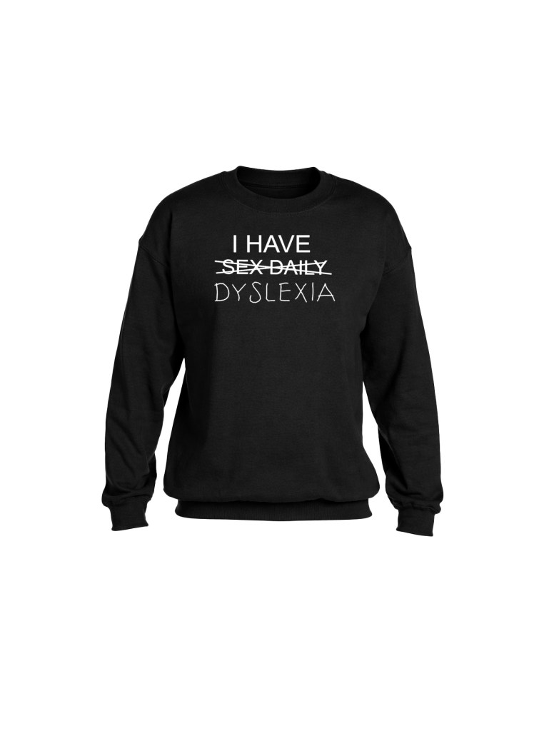 Heavy Blend Crewneck Sweatshirt- Dyslexia