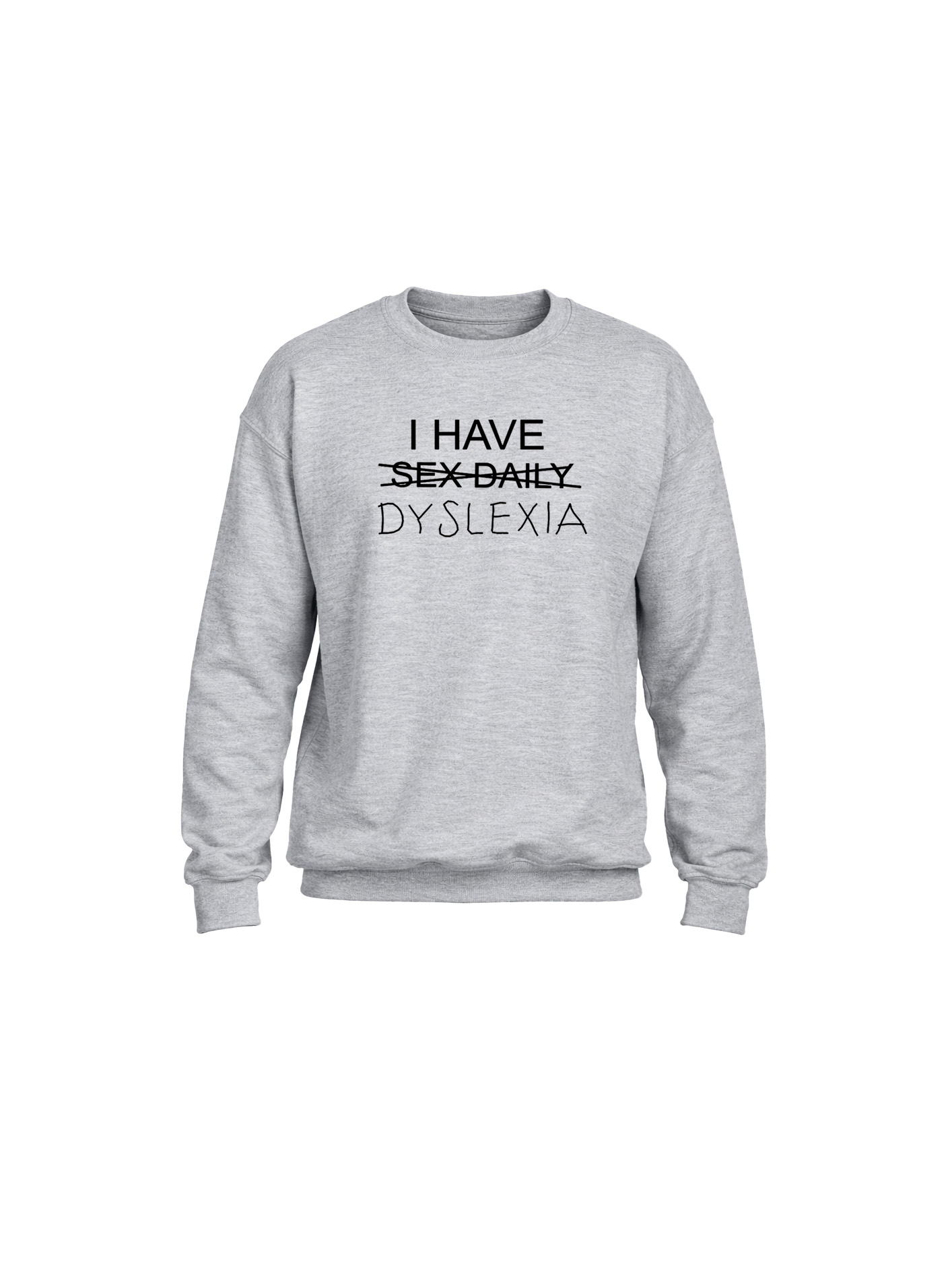 Heavy Blend Crewneck Sweatshirt- Dyslexia - Image 3