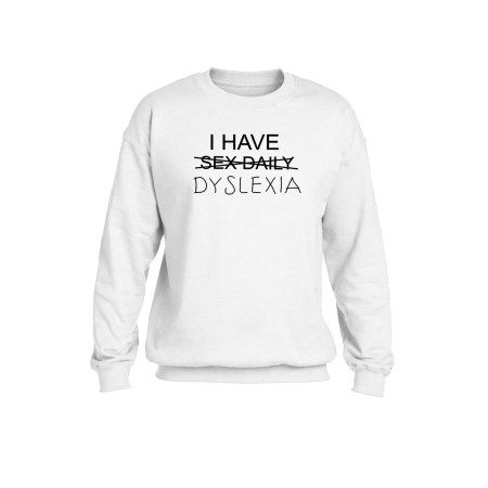 Heavy Blend Crewneck Sweatshirt- Dyslexia