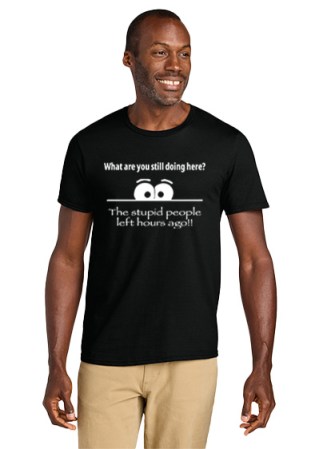 Jerzees Premium USA Cotton Classic T-Shirt - Stupid People