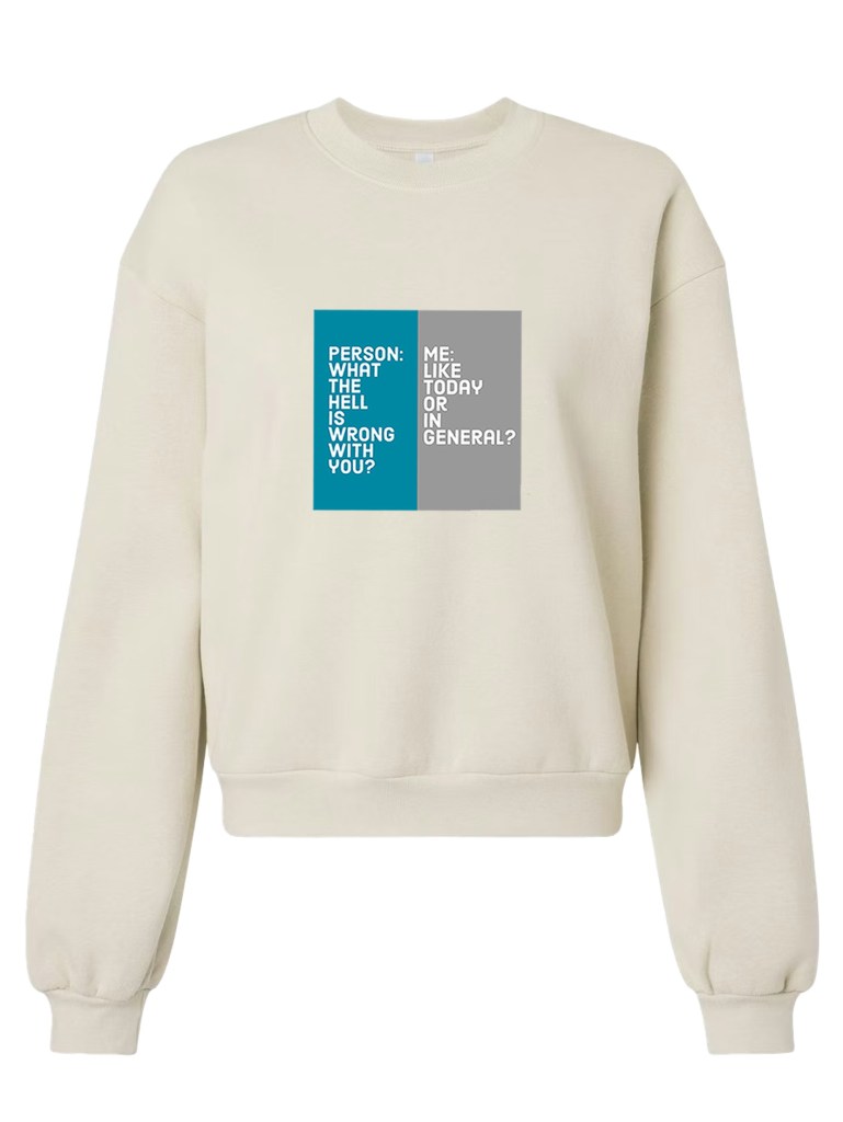 Women's ReFlex Fleece Crewneck Sweatshirt - What's Wrong