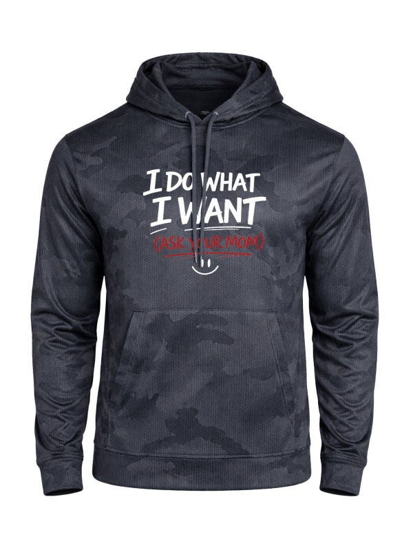 CamoHex Fleece Hooded Pullover - Ask Your Mom