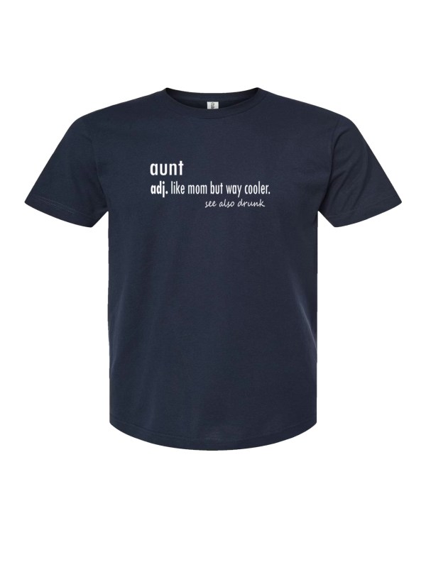 Unisex Fine Jersey Tee - Dictionary Aunt