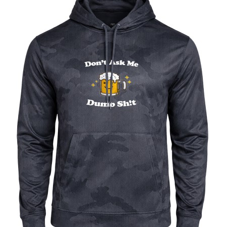 CamoHex Fleece Hooded Pullover - Dumb Sh!t