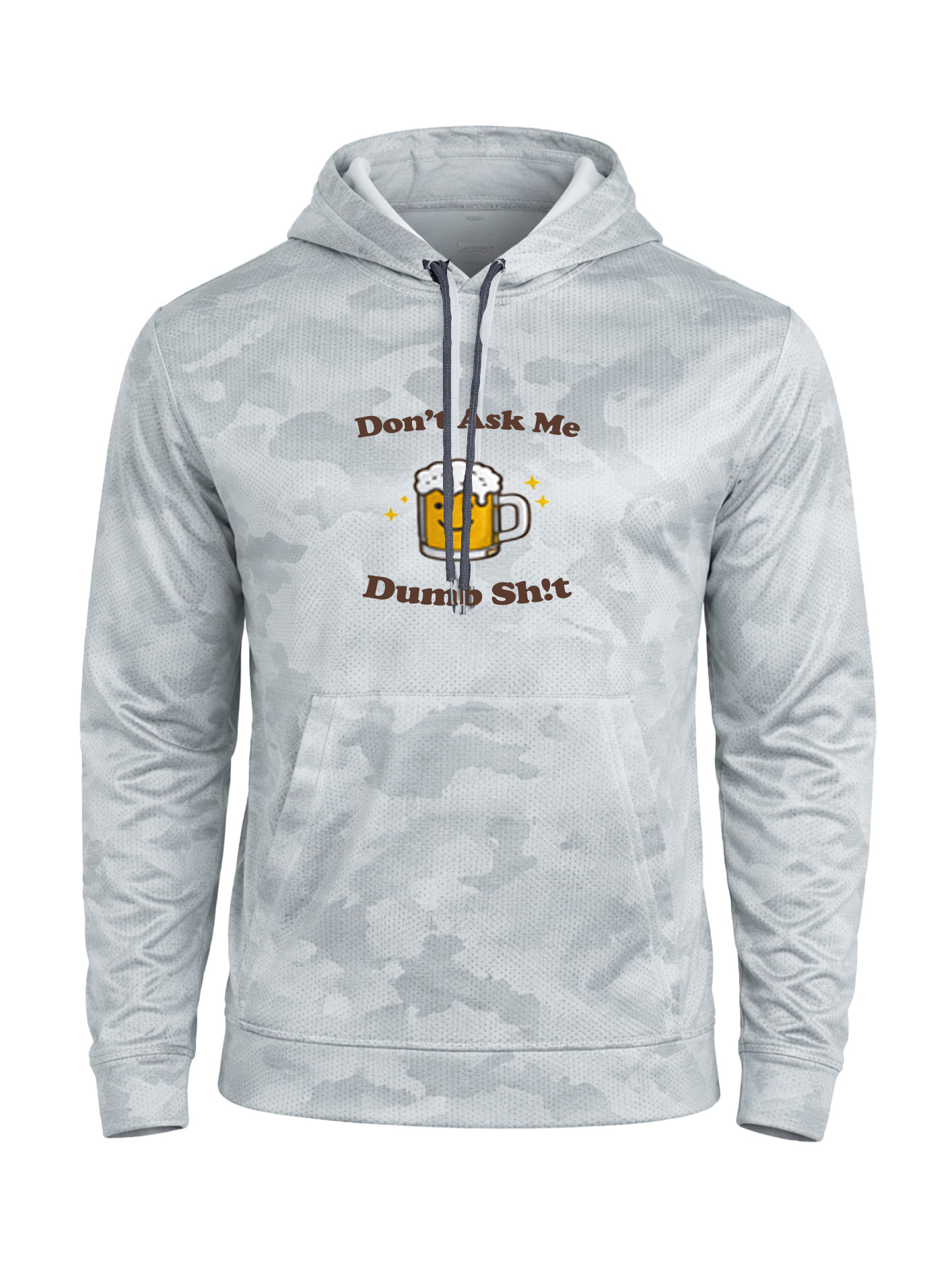 CamoHex Fleece Hooded Pullover - Dumb Sh!t - Image 4