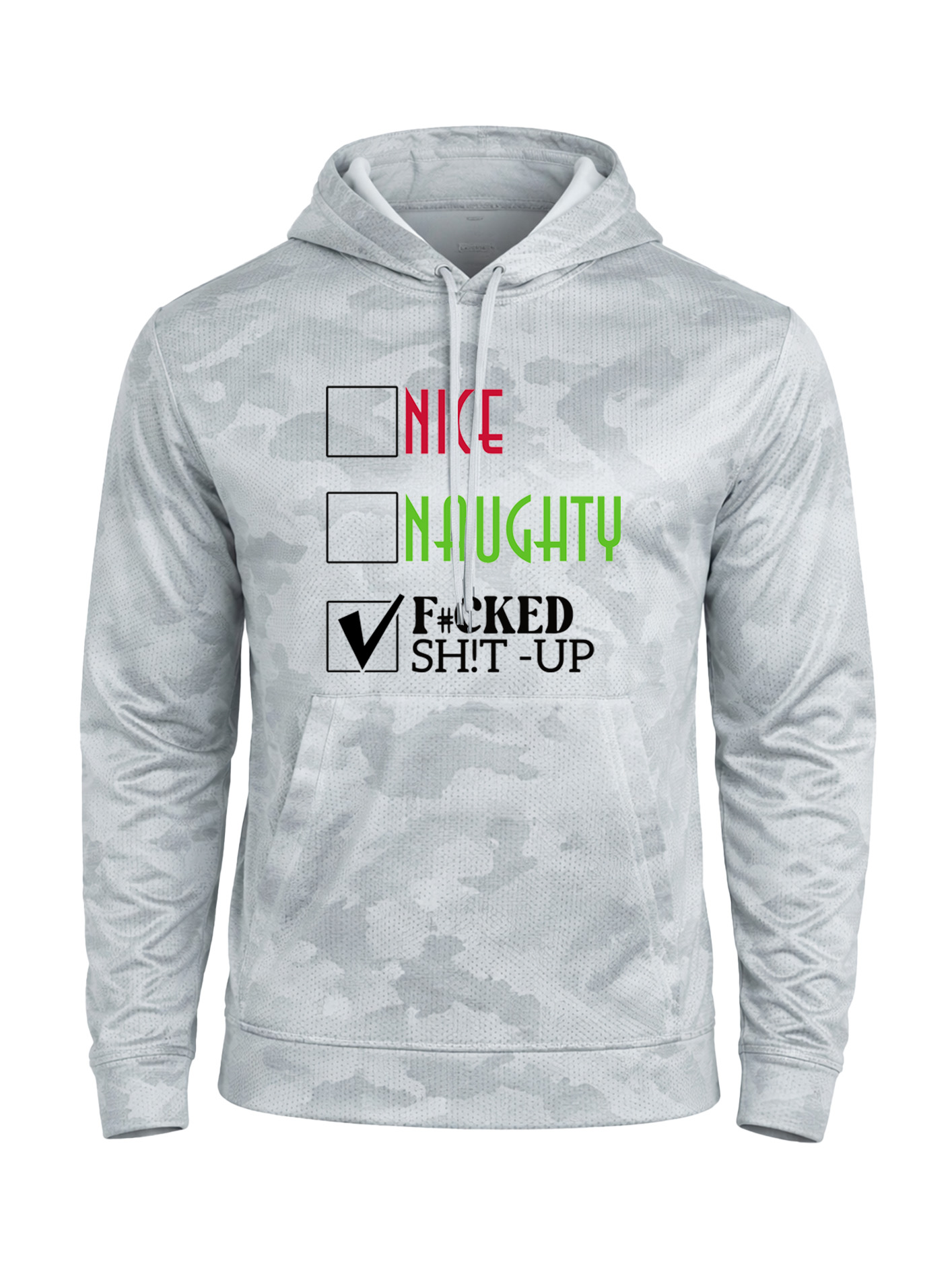 CamoHex Fleece Hooded Pullover - F