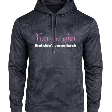 CamoHex Fleece Hooded Pullover - Go Girl
