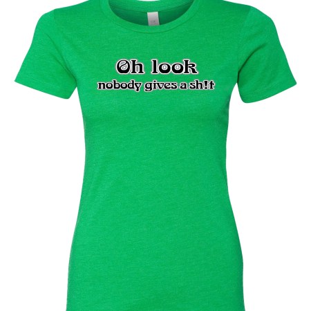 Women's CVC T-Shirt - Gives a Sh!t