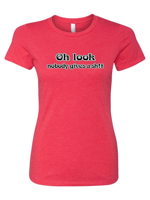 Women's CVC T-Shirt - Gives a Sh!t