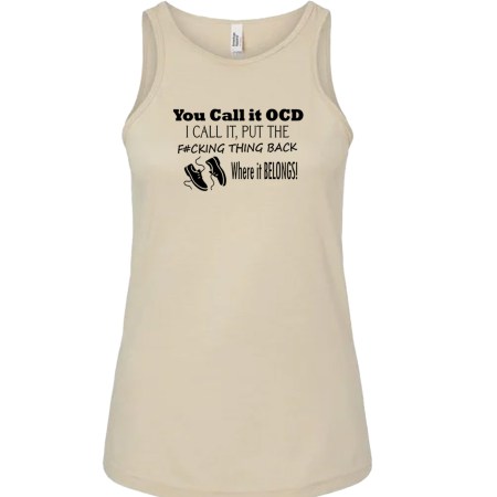 Ladies' CVC Racerback Tank - OCD