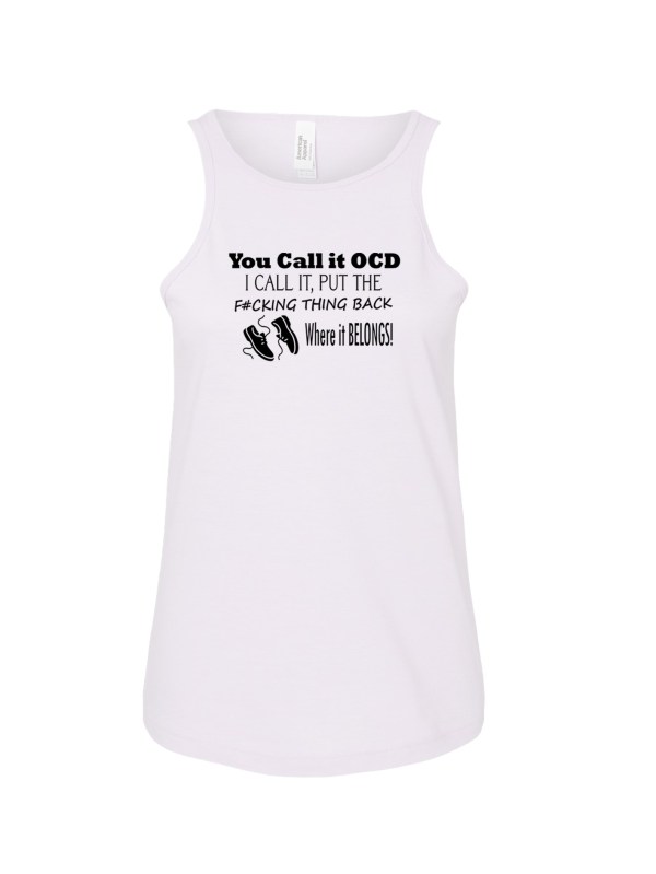 Ladies' CVC Racerback Tank - OCD