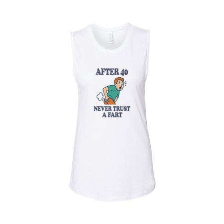 Women's Jersey Muscle Tank - Trust a Fart