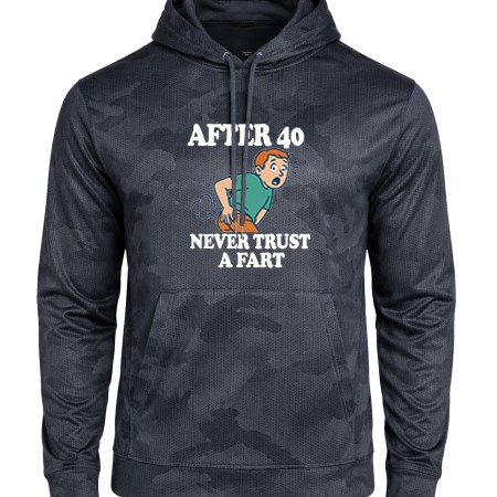 CamoHex Fleece Hooded Pullover - Trust a Fart