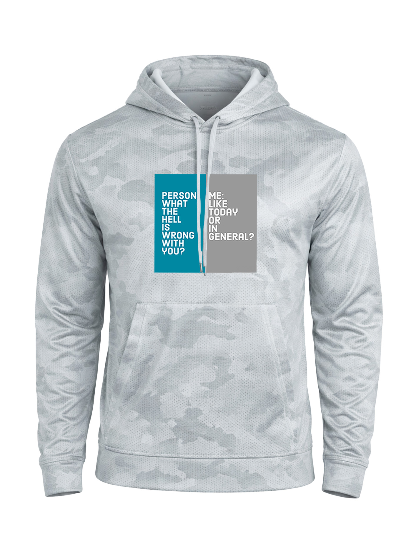 CamoHex Fleece Hooded Pullover - What