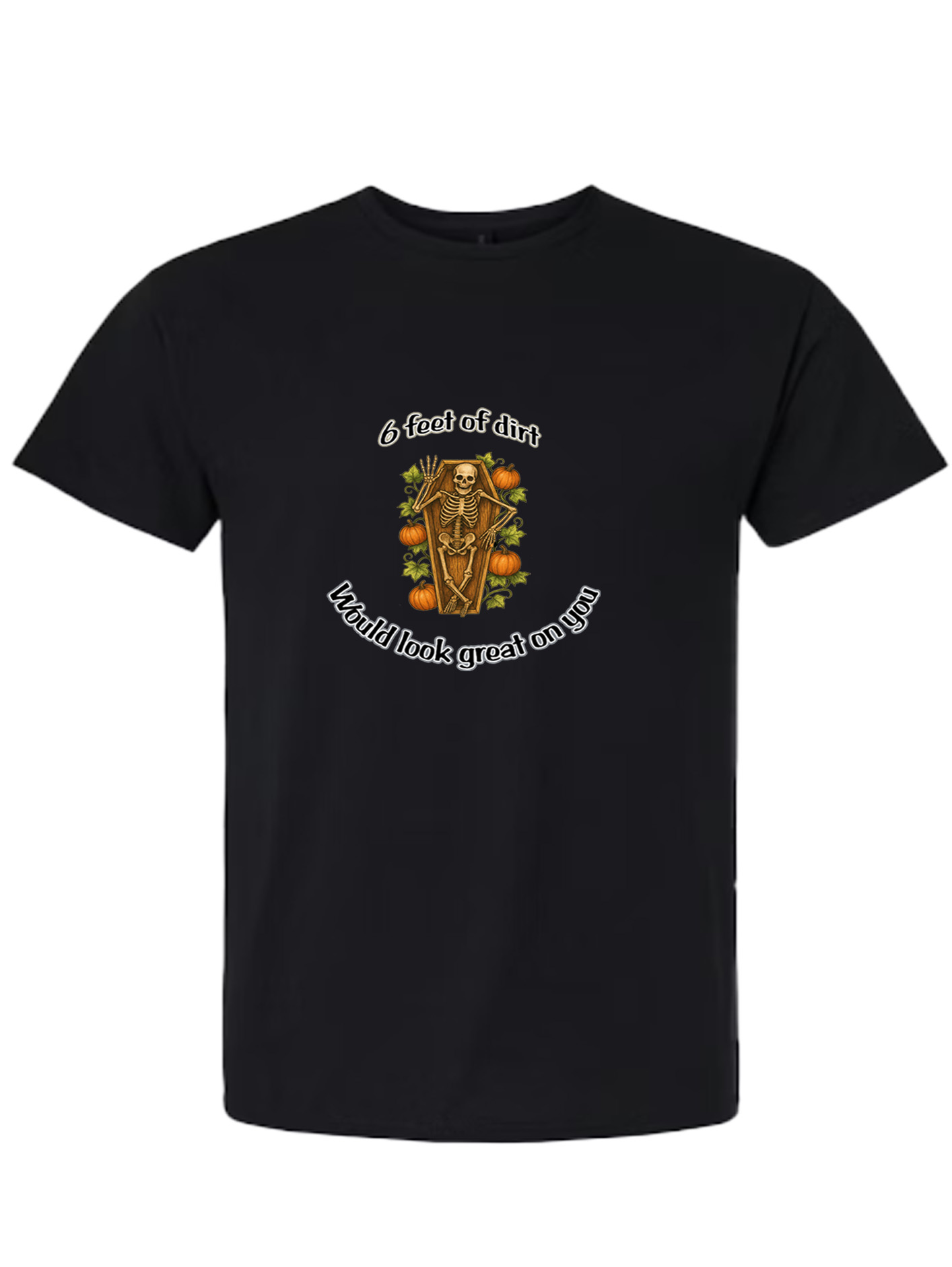 Light Cotton T-Shirt - 6 Feet of Dirt - Image 4