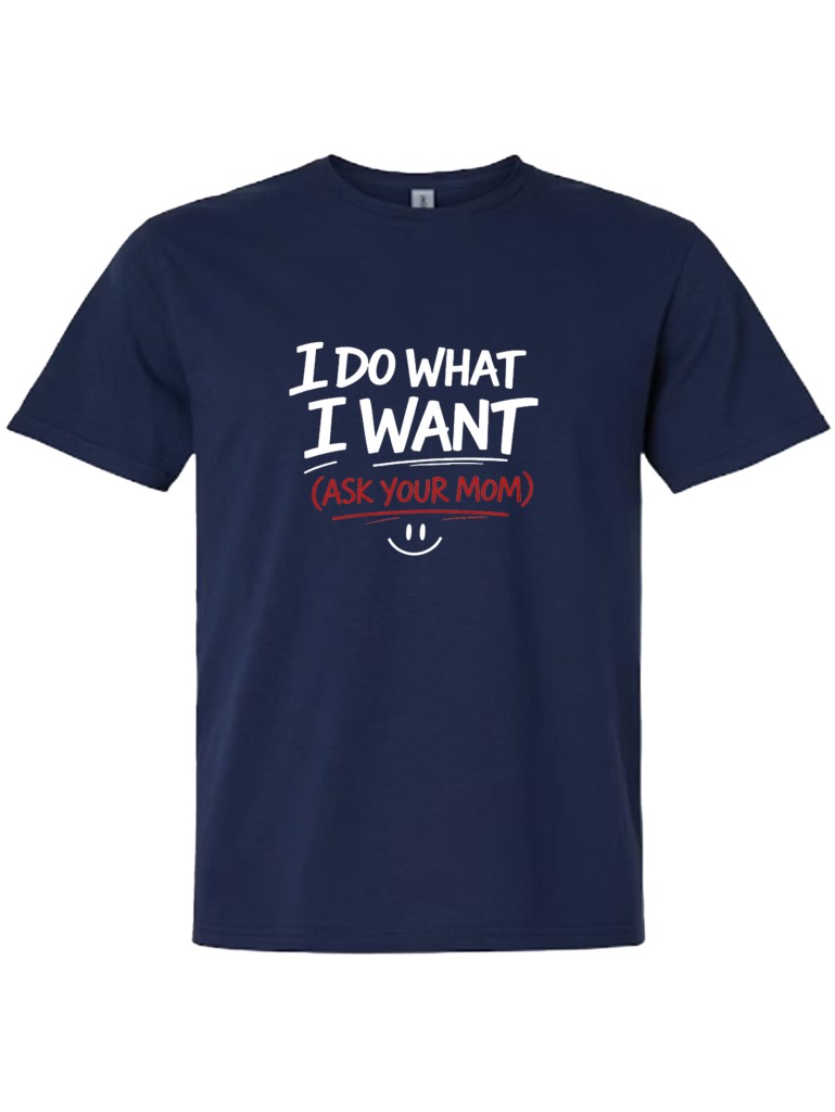 Light Cotton T-Shirt - Ask Your Mom