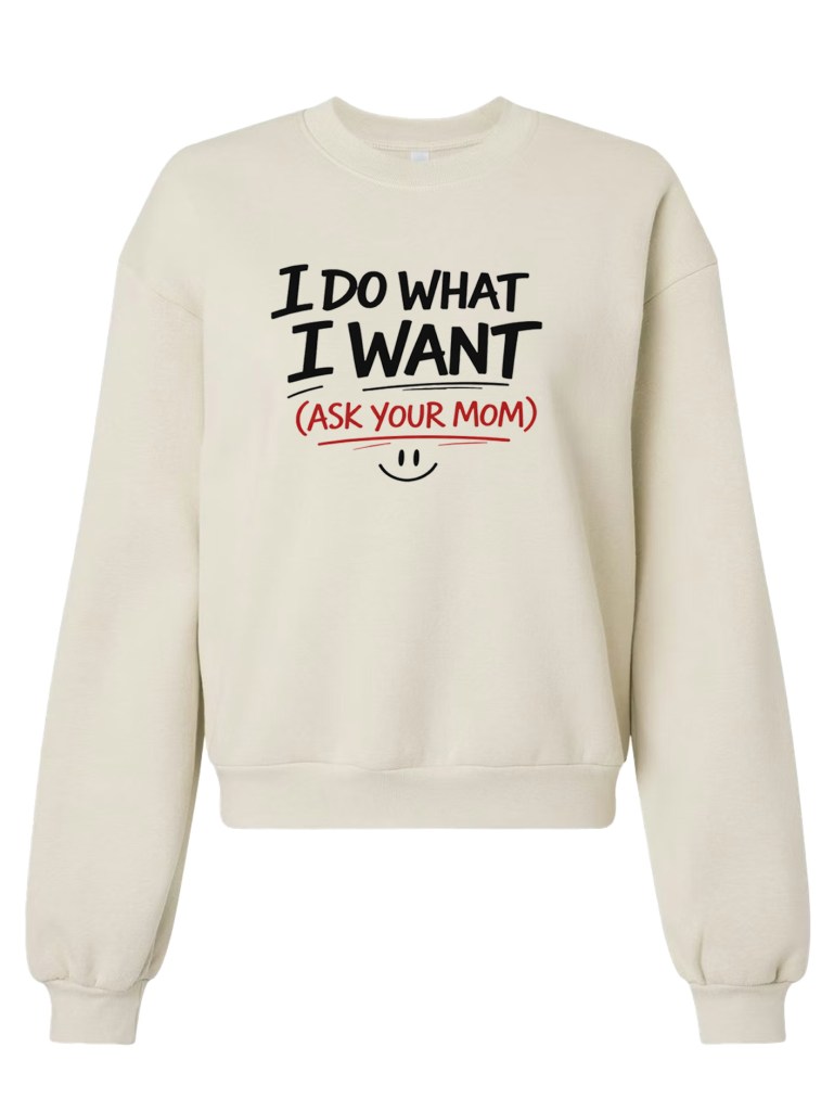 The American Apparel ReFlex Fleece Crewneck - Ask Your Mom
