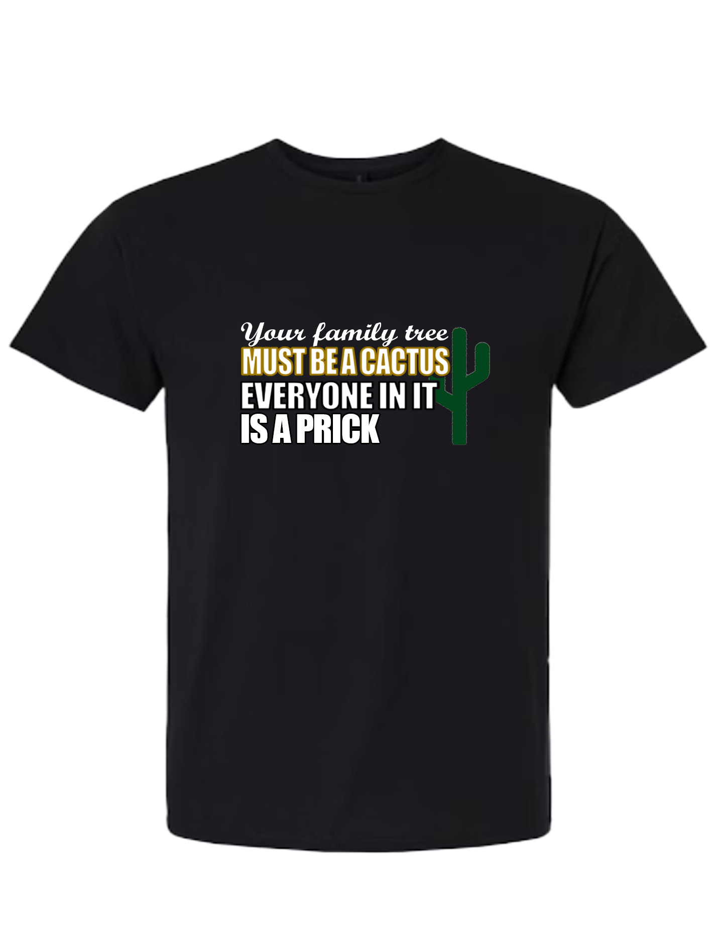 Light Cotton T-Shirt - Cactus Prick - Image 4