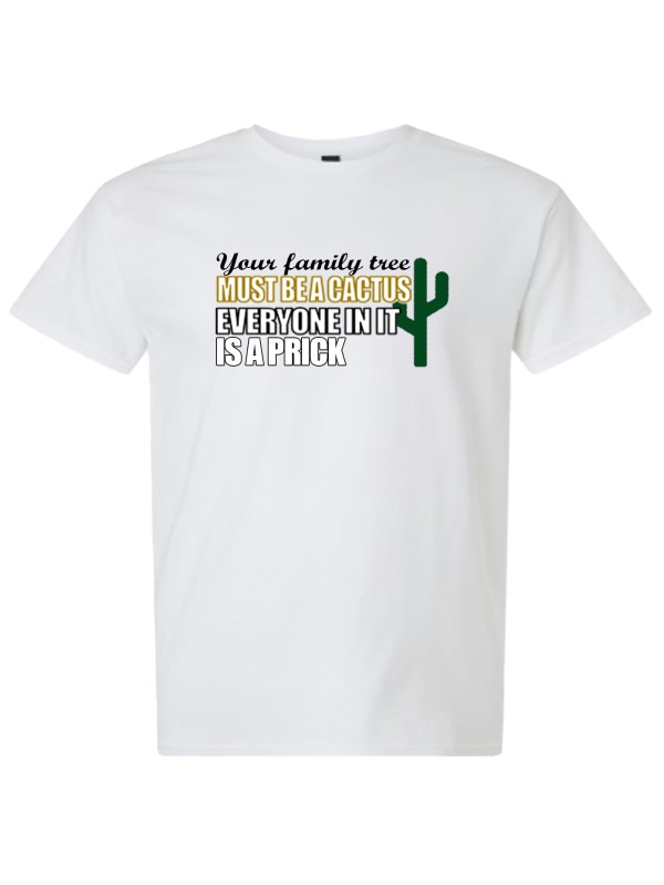 Light Cotton T-Shirt - Cactus Prick