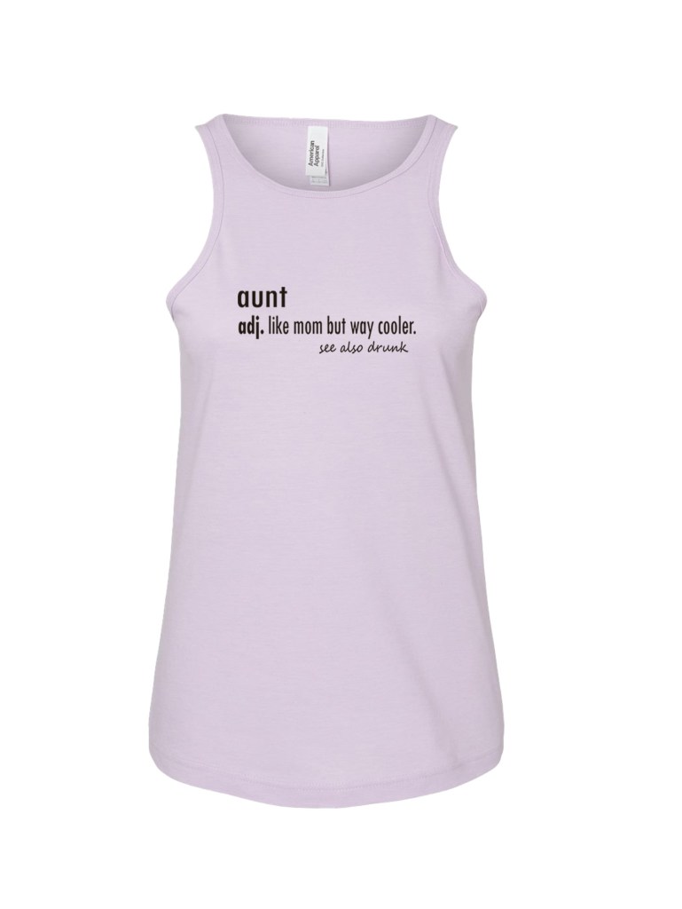 Ladies' CVC Racerback Tank - Dictionary Aunt