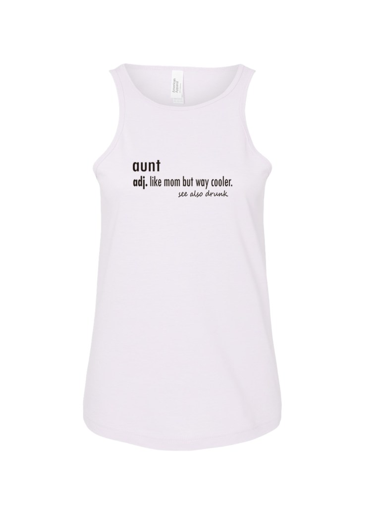 Ladies' CVC Racerback Tank - Dictionary Aunt