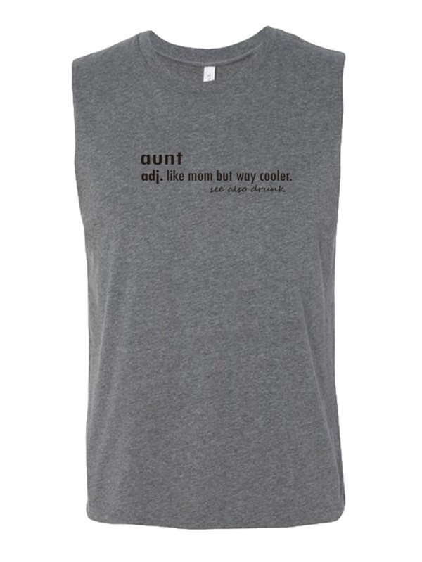Muscle Tank - Dictionary Aunt