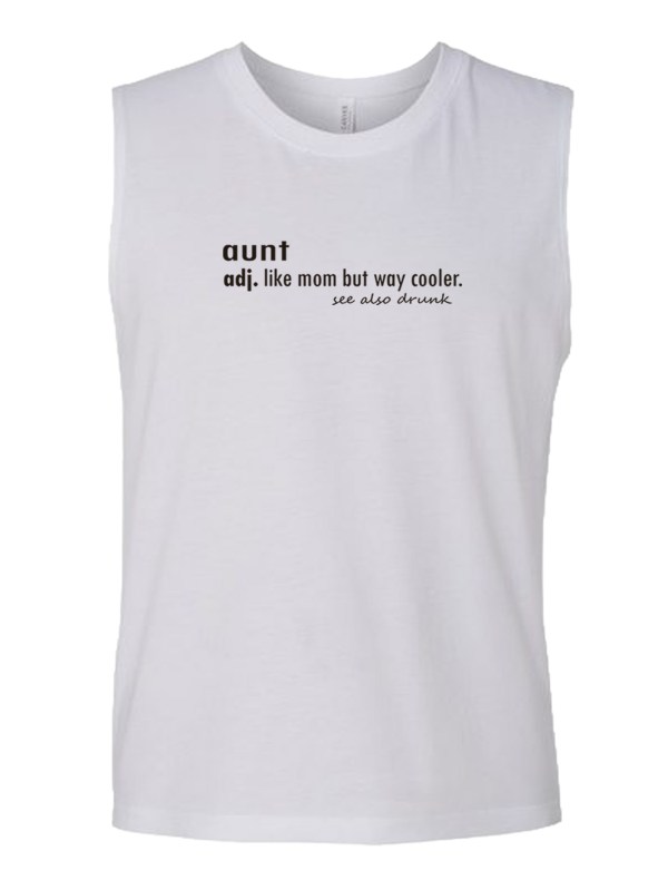 Muscle Tank - Dictionary Aunt
