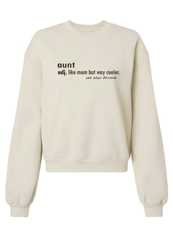 The American Apparel ReFlex Fleece Crewneck - Dictionary Aunt