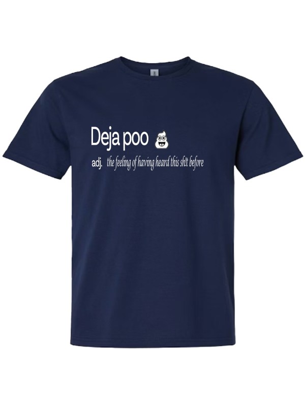 Light Cotton T-Shirt - Dictionary Poo