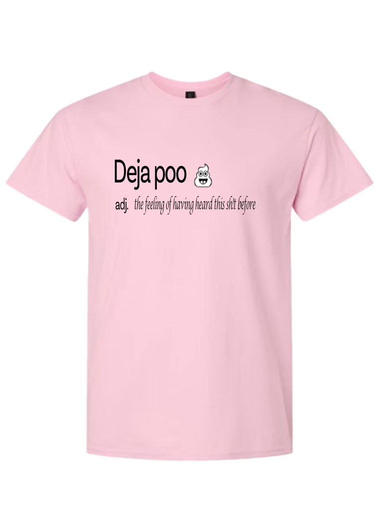 Light Cotton T-Shirt - Dictionary Poo