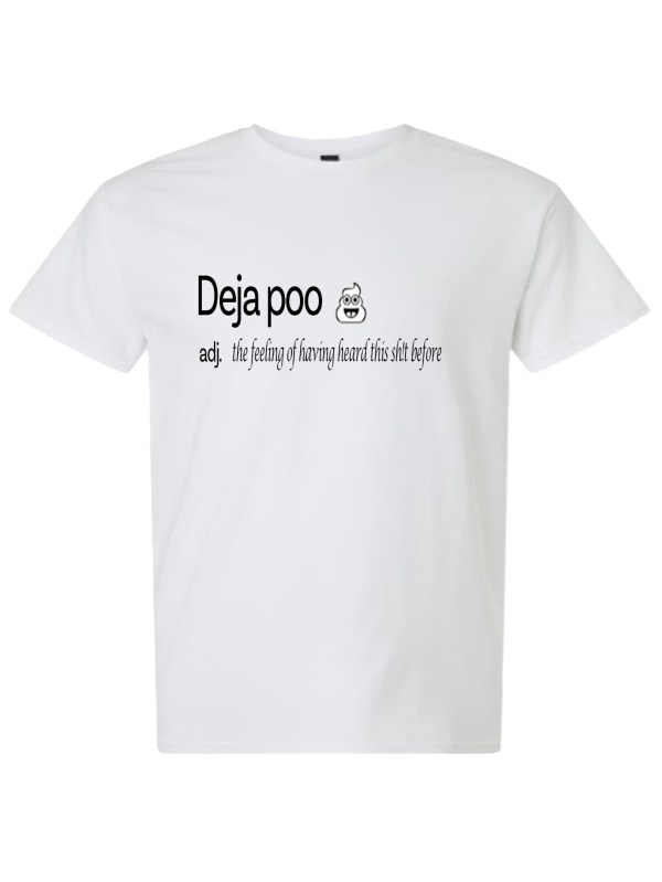 Light Cotton T-Shirt - Dictionary Poo