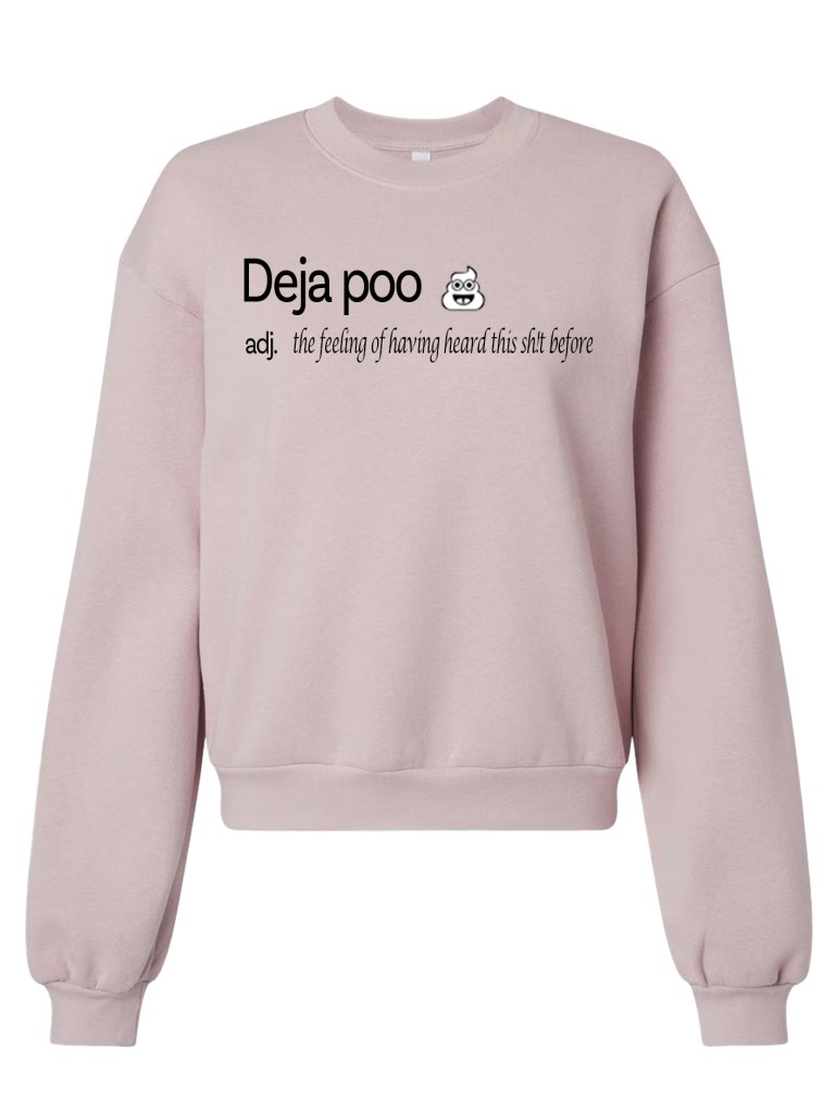 The American Apparel ReFlex Fleece Crewneck - Dictionary Poo