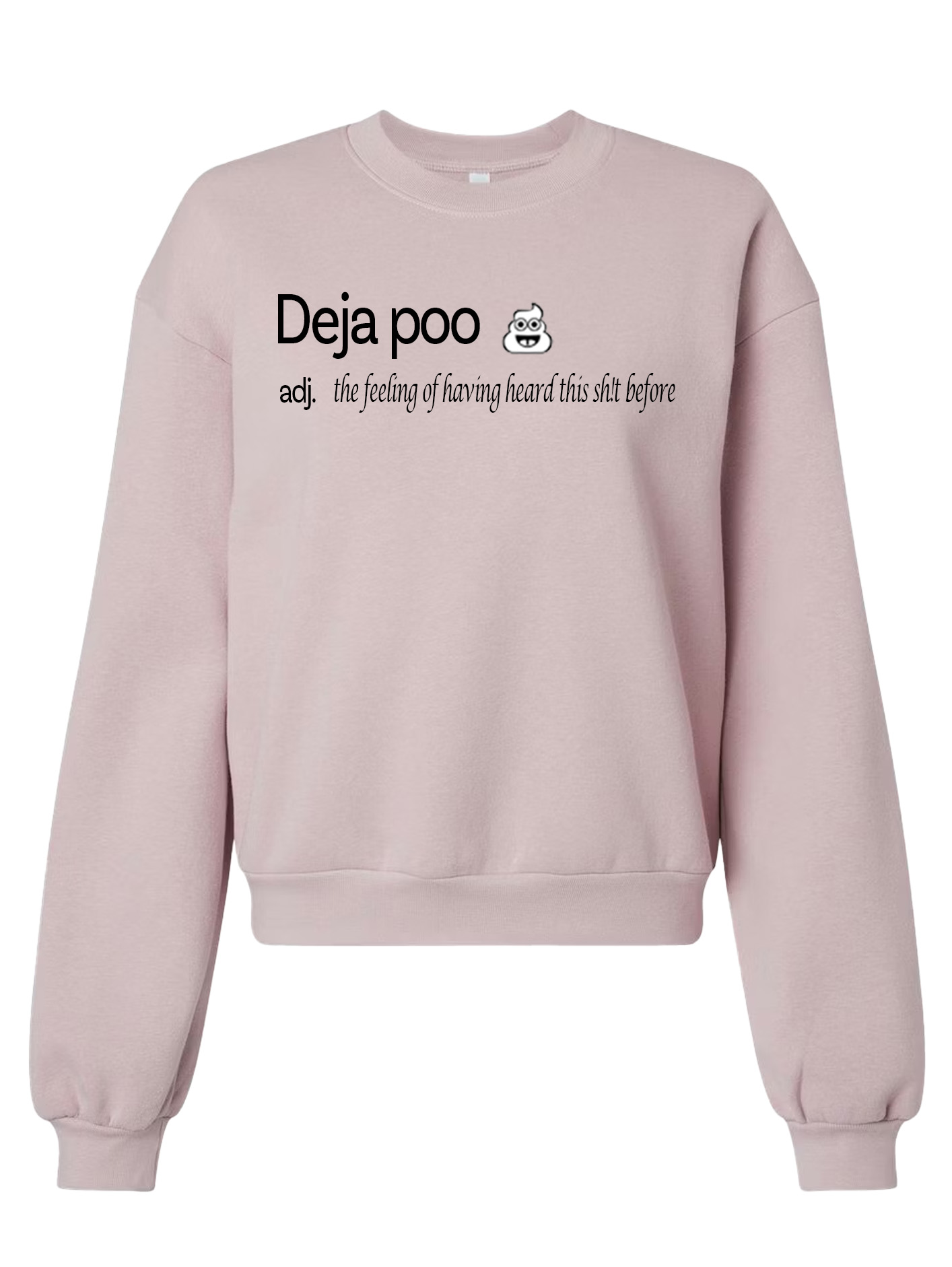 The American Apparel ReFlex Fleece Crewneck - Dictionary Poo - Image 5