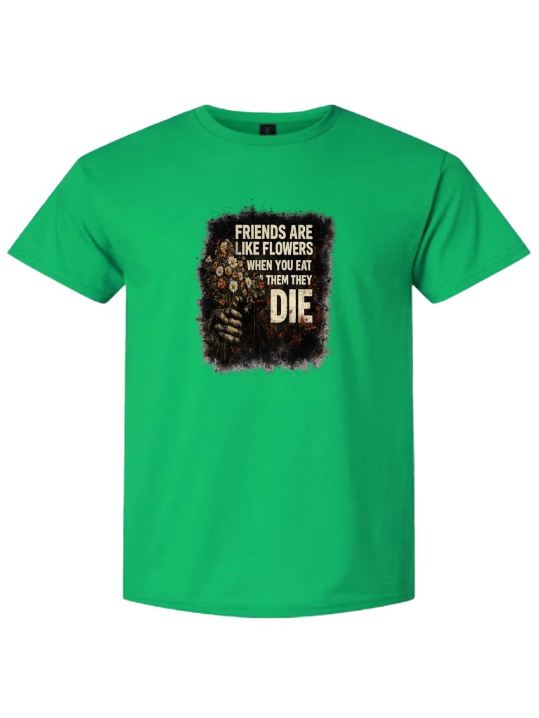 Light Cotton T-Shirt - Friends Flowers
