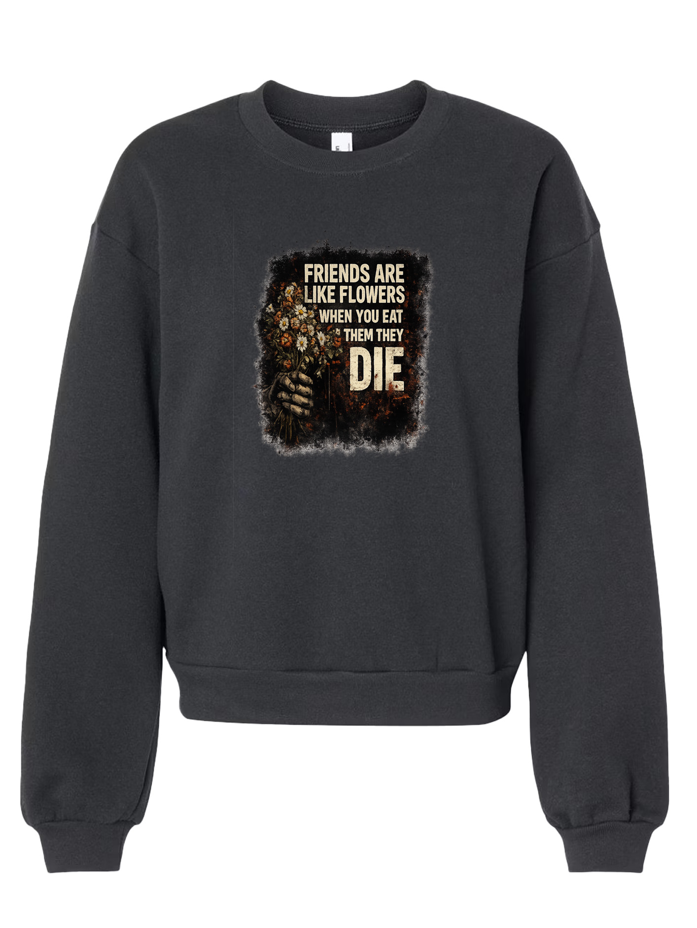 The American Apparel ReFlex Fleece Crewneck - Friends Flowers - Image 6