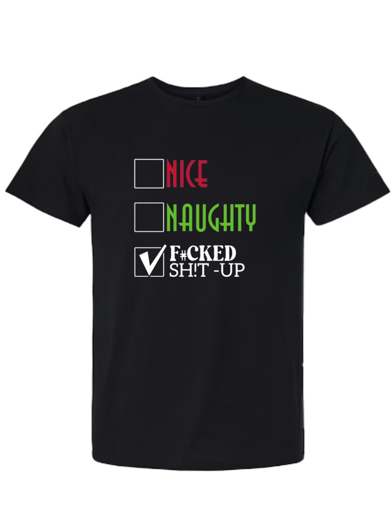 Light Cotton T-Shirt - F#cked Shit Up