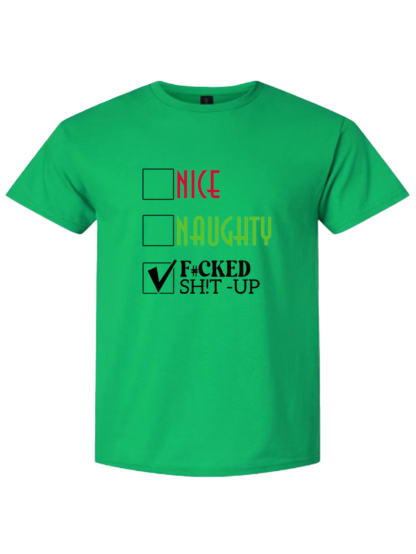 Light Cotton T-Shirt - F#cked Shit Up - Image 1