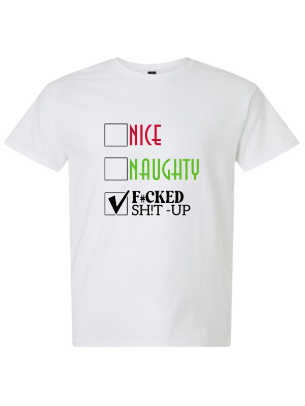 Light Cotton T-Shirt - F#cked Shit Up