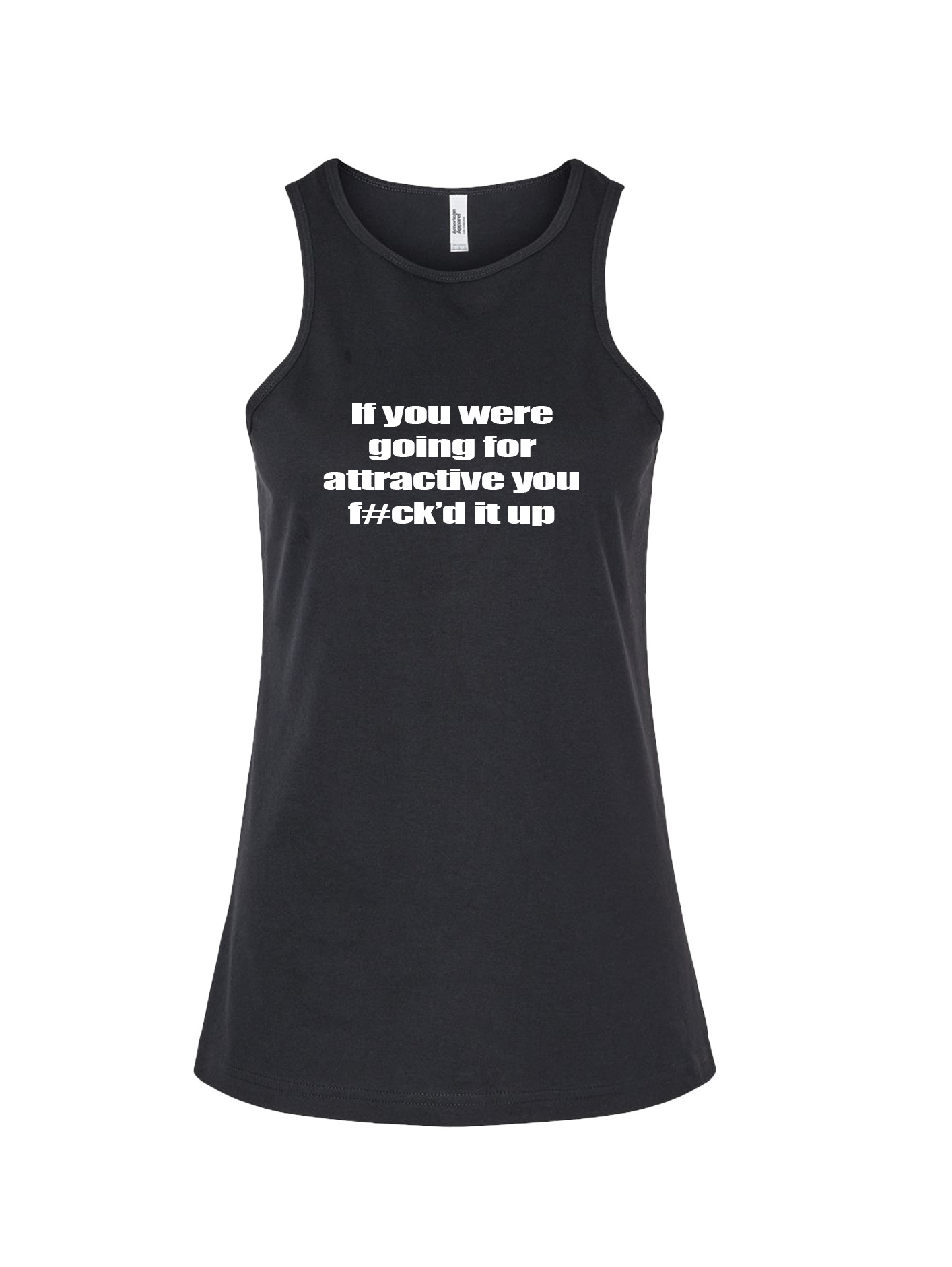Ladies' CVC Racerback Tank - F#cked It Up - Image 5