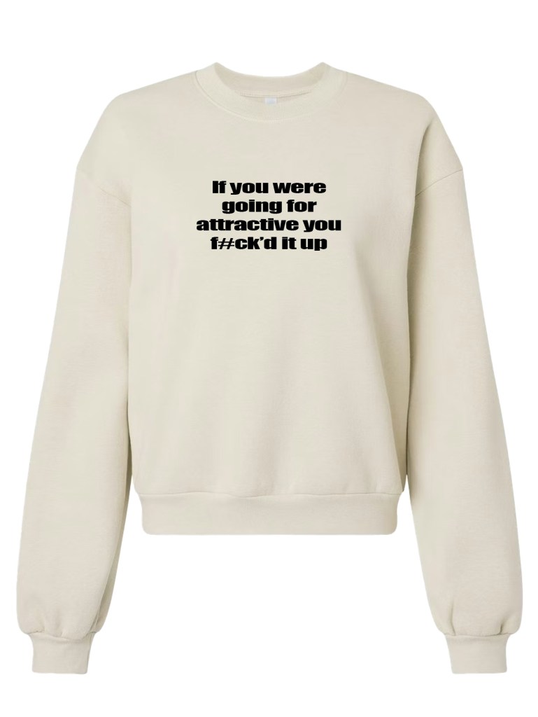 The American Apparel ReFlex Fleece Crewneck - F#cked It Up
