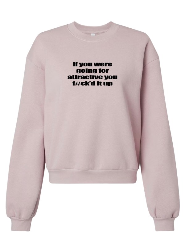 The American Apparel ReFlex Fleece Crewneck - F#cked It Up