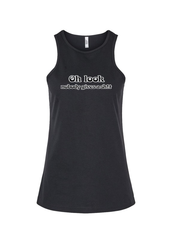 Ladies' CVC Racerback Tank - Gives a Sh!t