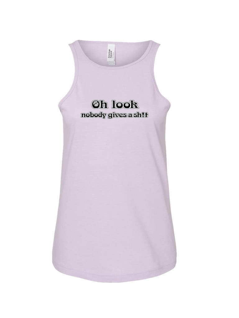 Ladies' CVC Racerback Tank - Gives a Sh!t