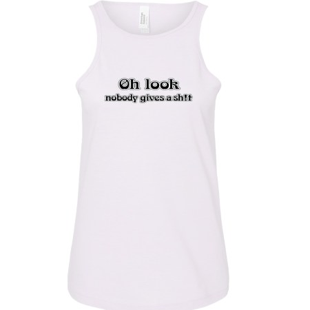 Ladies' CVC Racerback Tank - Gives a Sh!t